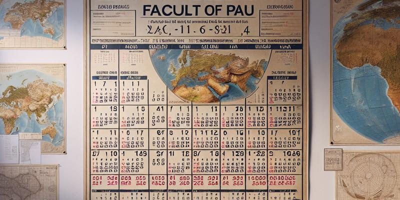 Calendrier Examens Licence Géographie Faculté de Pau