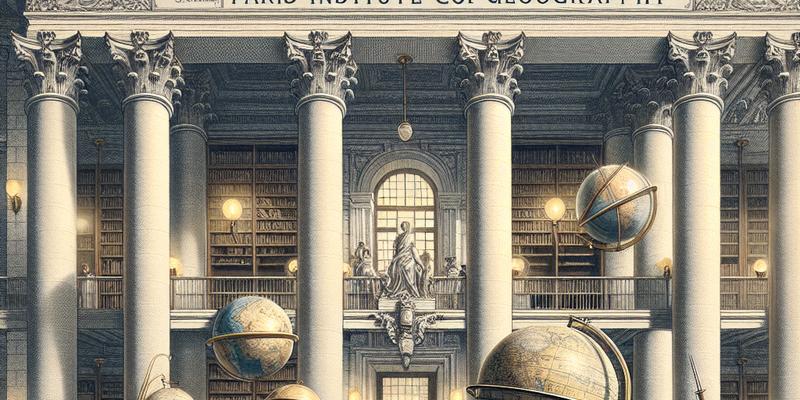Institut de Géographie de Paris : Visite et Témoignages Institut de Géographie de Paris : Visite et Témoignages